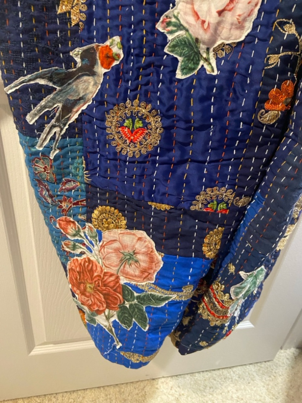 Kantha Karma Patchwork Overalls - Picture 7 of 14